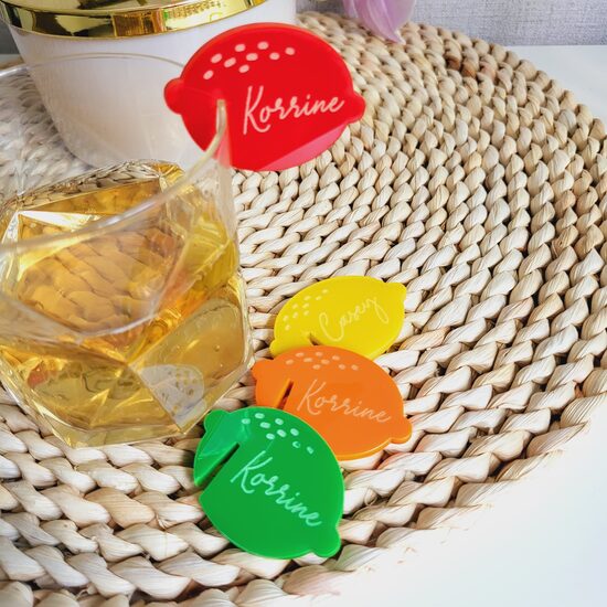 Personalizēts dekors glāzei Citrons